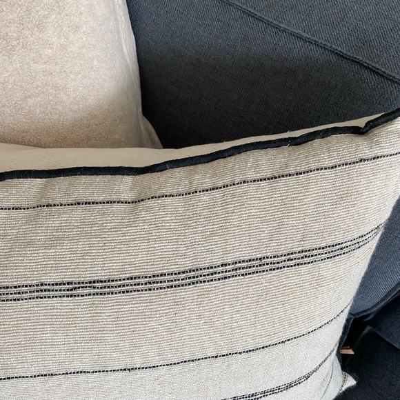 Crate&Barrel Arctic Ivory Pillow Cover - Picture 2 of 7